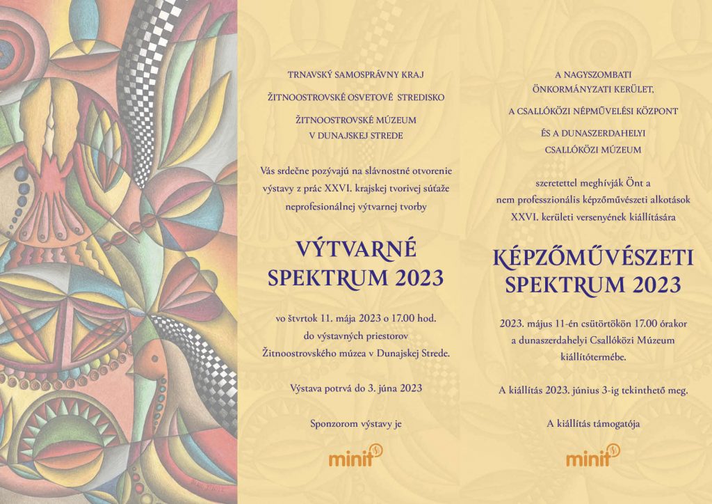 Meghívó KÉPZÖMŰVÉSZETI SPEKTRUM 2023