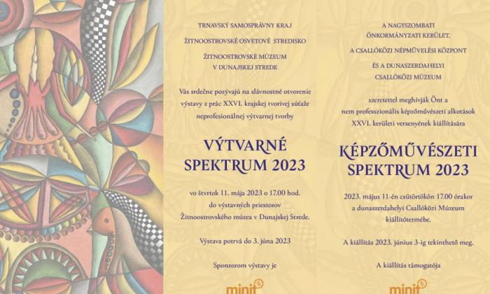 Meghívó KÉPZÖMŰVÉSZETI SPEKTRUM 2023